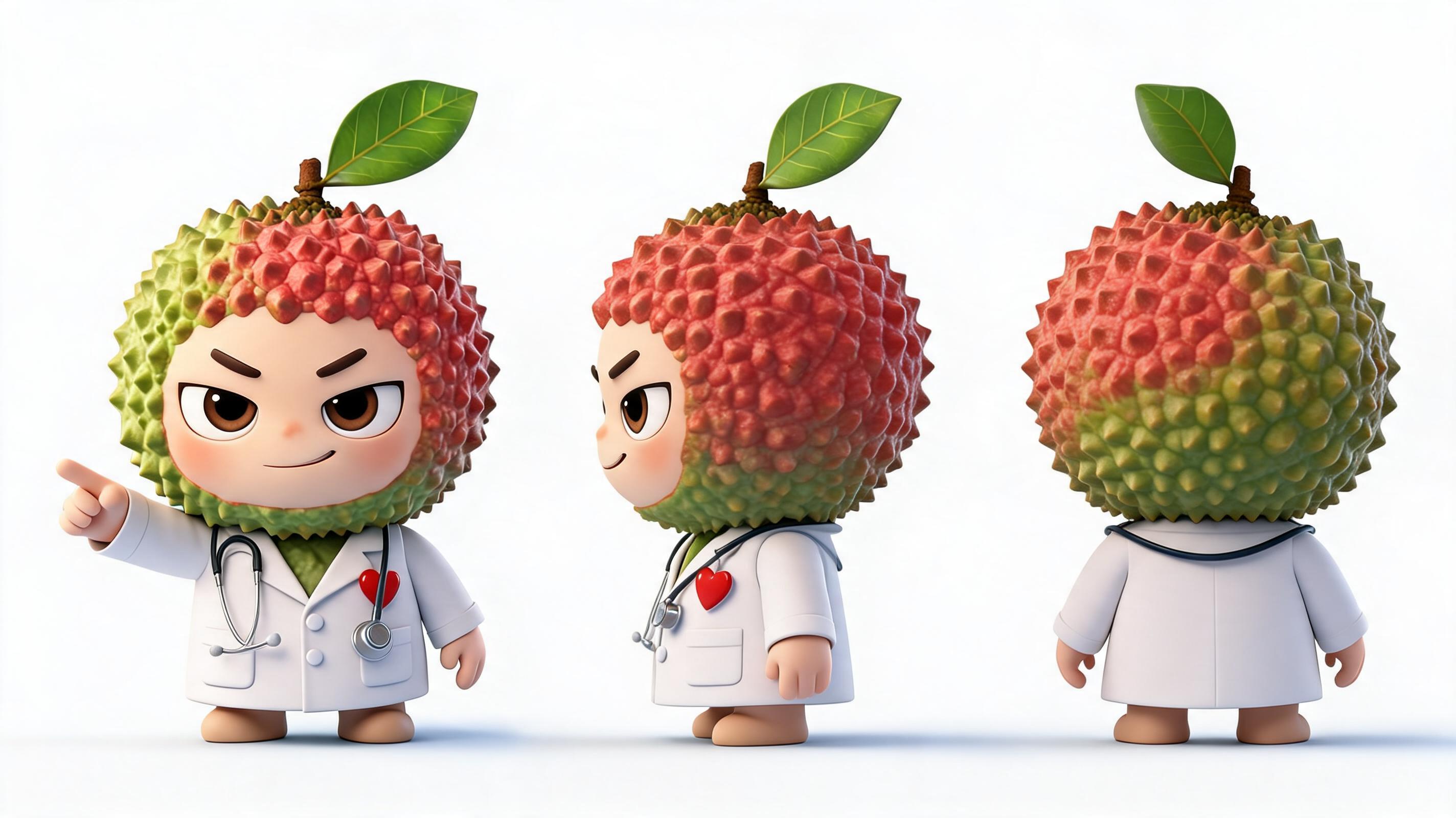 小荔枝 · 三视图